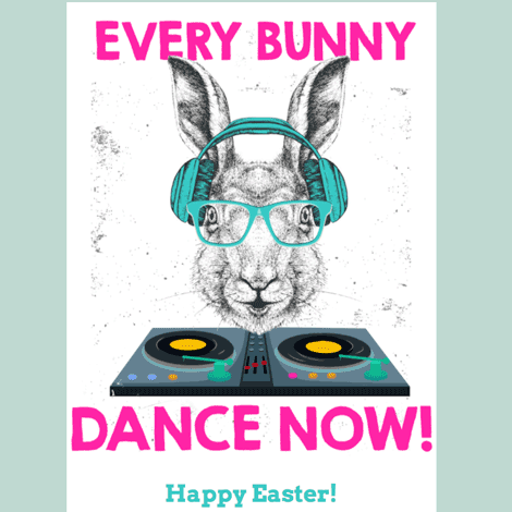 Easter Bunny Dance Now